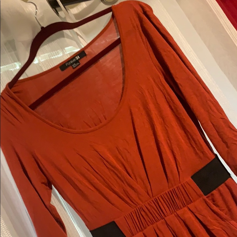 Dark Orange color dress size M/M